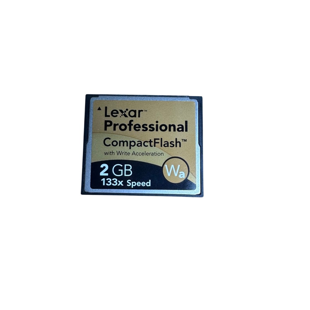 Lexar Professional 2GB CompactFlash Card 133x Speed Write Acceleration Wa CF
